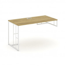 Rift Стол письменный для опорной тумбы правый RF.SPOT-015 (R) Дуб Винченцо/Металл Белый 1780*700*750