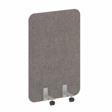 R-line soft Перегородка на металлических опорах, на роликах AP.R-80-120 Romeo 05/Металл Серый 800*28