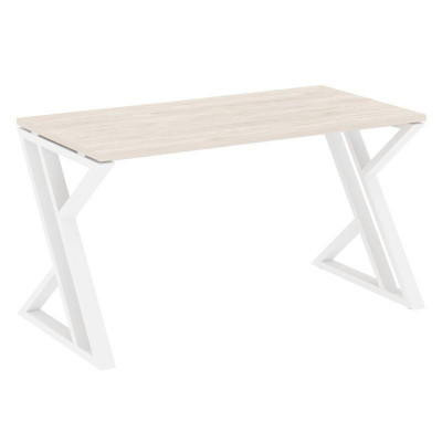 Loft Стол рабочий VR.L-SRZ-3.7 Денвер Светлый/Металл Белый 1380*720*750