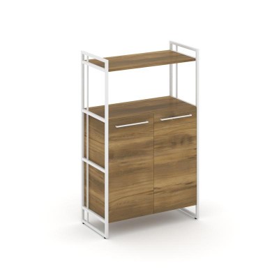 Rift Шкаф 3 ниши широкий RF.SS-32 Сандал Янтарный/Металл Белый/Белый Ручки 798*396*1286