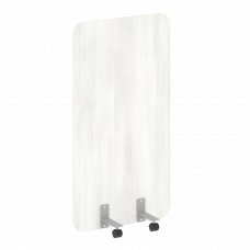 R-line Перегородка на металлических опорах, на роликах DP.R-80-150 Снежная Патина/Металл Серый 800*1