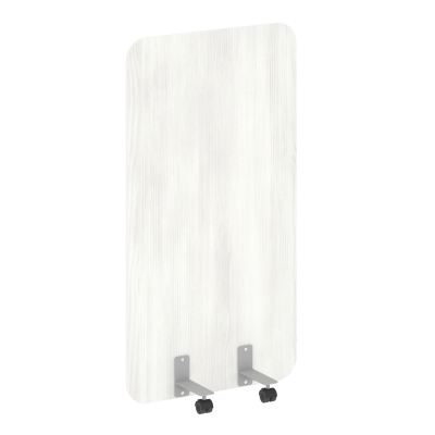 R-line Перегородка на металлических опорах, на роликах DP.R-80-150 Снежная Патина/Металл Серый 800*1