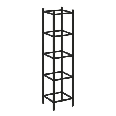 Loft Угловой проходной переходной модуль VR.L-SL.UPK-3.4.4 Металл Черный 446*446*1869