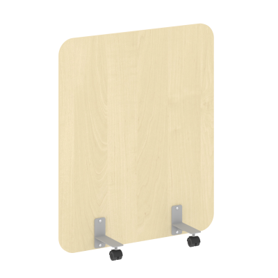 R-line Перегородка на металлических опорах, на роликах DP.R-100-120 Клен/Металл Серый 1000*18*1200