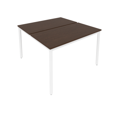 Slim Рабочая станция на металлокаркасе С.СП-4.2 Венге Цаво/Металл Белый 1180*1235*750