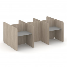 Bell Комплект №8 KCB.K-008 Серый/Дуб Аттик 2412*1800*1200