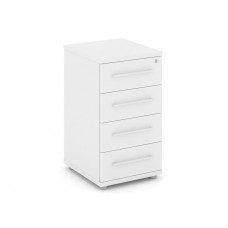 Rift Тумба приставная RF.TPR-001 Белый Бриллиант/Белый Ручки 416*460*747