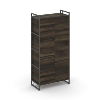 Rift Шкаф 4 ниши широкий RF.SS-41 Дуб Мали/Металл Антрацит/Черный Ручки 798*396*1648