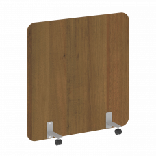 R-line Перегородка на металлических опорах, на роликах DP.R-120-120 Орех Гварнери/Металл Серый 1200*