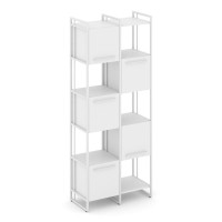 Rift Шкаф комбинированый RF.NS-003 Белый Бриллиант/Металл Белый/Белый Ручки 820*396*2010