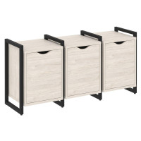 Loft Тумба на регулируемых опорах VR.L-TN-5.O Денвер Светлый/Металл Черный 1440*460*719