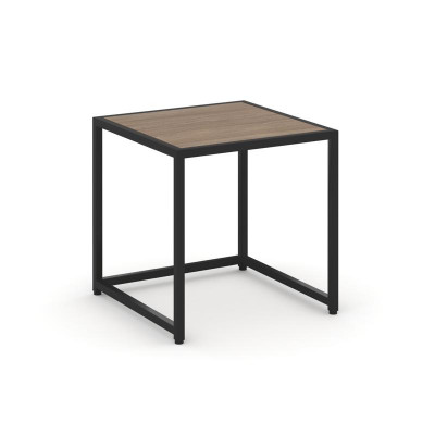 Loft Стол журнальный VR.L-SJK-45 Денвер Светлый/Металл Черный 450*450*450