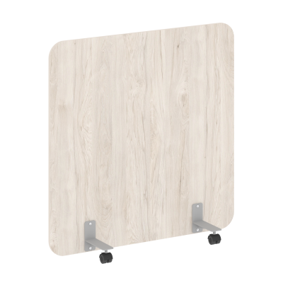 R-line Перегородка на металлических опорах, на роликах DP.R-120-120 Денвер Светлый/Металл Серый 1200