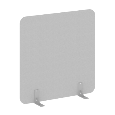 R-line Перегородки на металлических опорах на фетровых подпятниках DP.F-120-120 Серый/Металл Серый 1