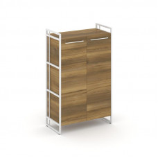 Rift Шкаф 3 ниши широкий RF.SS-31 Сандал Янтарный/Металл Белый/Белый Ручки 798*396*1286