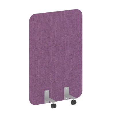 R-line soft Перегородка на металлических опорах, на роликах AP.R-80-120 Romeo 06/Металл Серый 800*28