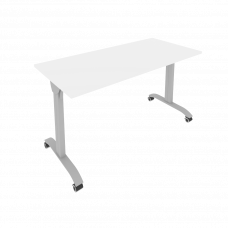 Mobile System Стол складной мобильный СМ-5 Белый/Металл Серый 1400*650*757