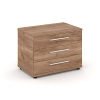 Rift Тумба опорная/приставная RF.TOP-022 Дуб Табак/Белый Ручки 700*450*523