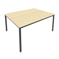 Slim Рабочая станция на металлокаркасе С.СП-6.2 Клен/Металл Антрацит 1580*1235*750