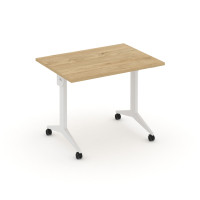 X-Pull Стол складной мобильный X.M-1.7 Тиквуд Светлый/Металл Белый 980*720*753