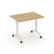 X-Pull Стол складной мобильный X.M-1.7 Тиквуд Светлый/Металл Белый 980*720*753