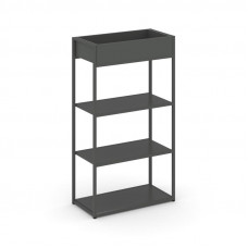 Rift Стеллаж металлический высокий приставной RF.STM-001 Антрацит NEW/Металл Антрацит 596*350*1250