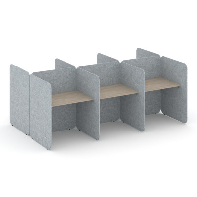 Call center Комплект №6 KC.K-006 Дуб Аттик/Romeo 13 2412*1800*1200