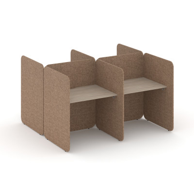 Call center Комплект №15 KC.K-015 Дуб Аттик/Romeo 03 2014*1800*1200