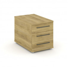 Rift Тумба опорная/приставная RF.TOP-001 Дуб Винченцо/Черный Ручки 600*450*523