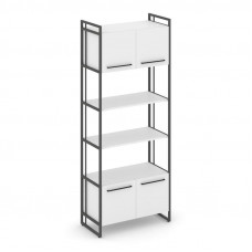 Rift Шкаф 5 ниш широкий RF.SS-54 Белый Бриллиант/Металл Антрацит/Черный Ручки 798*396*2010