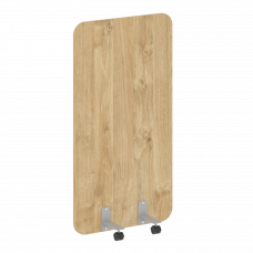 R-line Перегородка на металлических опорах, на роликах DP.R-80-150 Тиквуд Светлый/Металл Серый 800*1