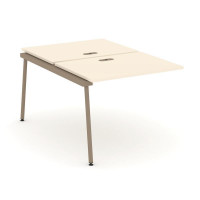 Estetica Двойной наборный элемент рабочей станциии ES.2.NRS-1-LK Сатин/Металл Латте 980*1500*750