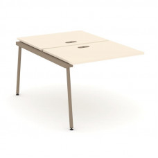 Estetica Двойной наборный элемент рабочей станциии ES.2.NRS-1-LK Сатин/Металл Латте 980*1500*750