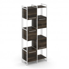 Rift Шкаф комбинированый RF.NS-003 Дуб Мали/Металл Белый/Белый Ручки 820*396*2010