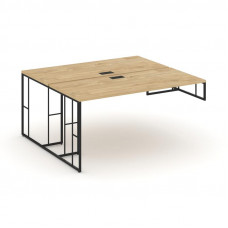 Rift Рабочая станция для опорной тумбы RF.DRSOT-013 Тиквуд Светлый/Металл Черный 1380*1432*750