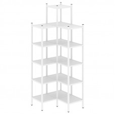 Loft Угловой внутренний стеллаж VR.L-46 Белый Бриллиант/Металл Белый 862*862*2280