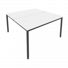 Slim Рабочая станция на металлокаркасе С.СП-5.3 Белый/Металл Антрацит 1380*1475*750