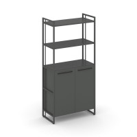 Rift Шкаф 4 ниши широкий RF.SS-44 Антрацит NEW/Металл Антрацит NEW/Черный Ручки 798*396*1648