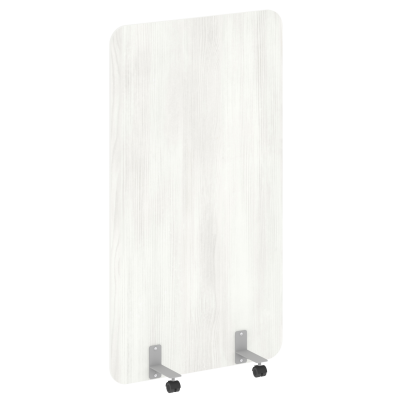 R-line Перегородка на металлических опорах, на роликах DP.R-100-180 Снежная Патина/Металл Серый 1000