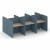 Стол для колл-центра Комплект №16 KC.K-016 3012*1800*1200 Дуб Аттик/Romeo 10