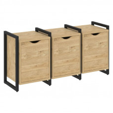 Loft Тумба на регулируемых опорах VR.L-TN-5.O Тиквуд Светлый/Металл Черный 1440*460*719