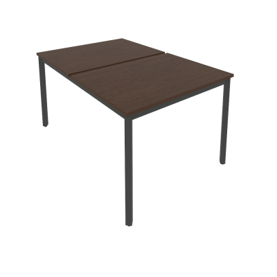 Slim Рабочая станция на металлокаркасе С.СП-3.3 Венге Цаво/Металл Антрацит 980*1475*750