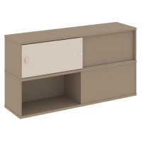 Estetica Надставка на 2 тумбы высокая ES.NV-6.2 Латте/Капучино 1500*410*795