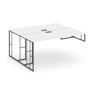 Rift Рабочая станция для опорной тумбы RF.DRSOT-014 Белый Бриллиант/Металл Антрацит 1580*1432*750