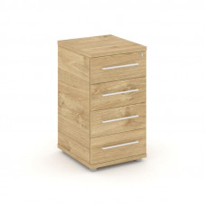 Rift Тумба приставная RF.TPR-001 Тиквуд Светлый/Белый Ручки 416*460*747