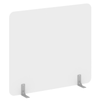 R-line Перегородки на металлических опорах на фетровых подпятниках DP.F-160-140 Белый Бриллиант/Мета