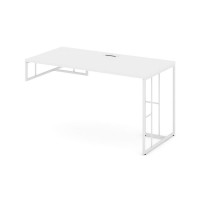 Rift Стол письменный для опорной тумбы левый RF.SPOT-013 (L) Белый Бриллиант/Металл Белый 1380*700*7