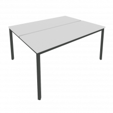 Slim Рабочая станция на металлокаркасе С.СП-6.2 Серый/Металл Антрацит 1580*1235*750