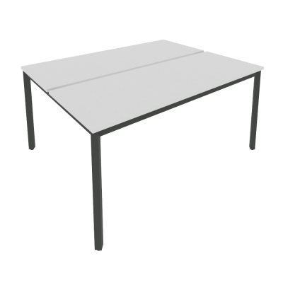 Slim Рабочая станция на металлокаркасе С.СП-6.2 Серый/Металл Антрацит 1580*1235*750