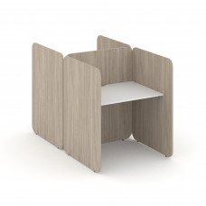 Bell Комплект №4 KCB.K-004 Белый Бриллиант/Дуб Аттик 816*1800*1200